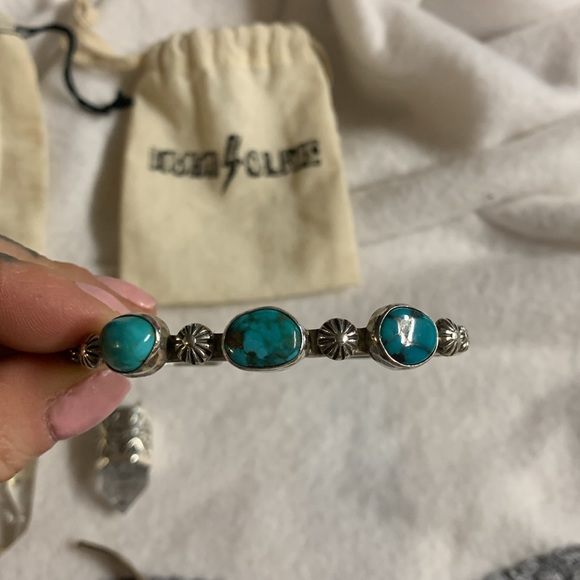 Numi Olive Bracelet Sterling Turquoise - Picture 2 of 6